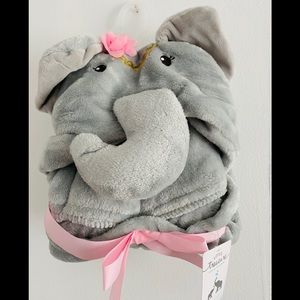 SOLD*** Hooded baby blanket
